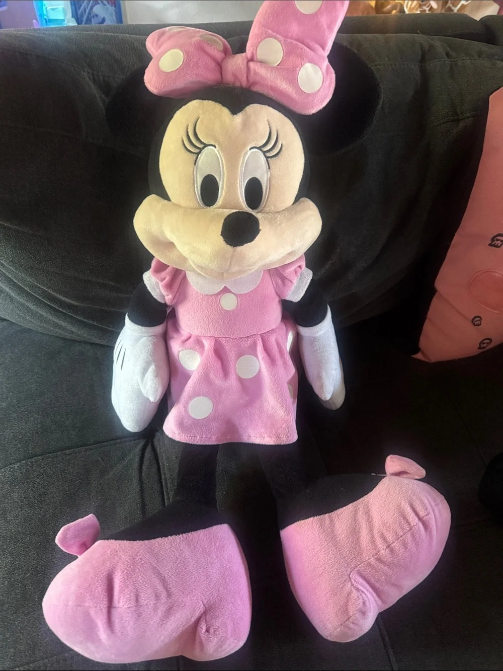 Minnie Mouse Pink Polka Dot Plush Toy - Classic Kids Character